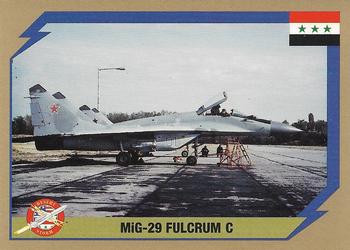 1991 America's Major Players Desert Storm Weapon Profiles #95 MiG-29 Fulcrum C Front