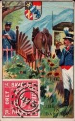 1903 Imperial Tobacco Co. of Canada (ITC) Mail Carriers and Stamps (C19) #NNO Bavaria Front