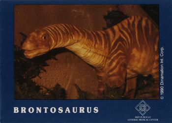 1990 McDag Baton Rouge General Medical Center Prehistoric Animals #3 Brontosaurus Front