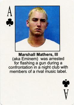 2003 Starz Behind Barz - 2nd Version #A♣ Marshall Mathers, III Front