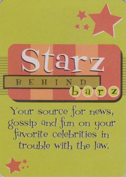 2003 Starz Behind Barz - 2nd Version #A♥ Kobe Bryant Back