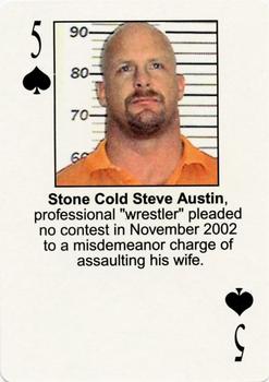 2003 Starz Behind Barz - 2nd Version #5♠ Stone Cold Steve Austin Front