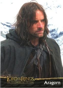 2001 Topps Lord of the Rings: The Fellowship of the Ring - Preview (UK exclusive) #L8 Aragorn Front