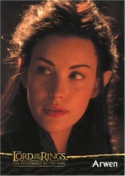 2001 Topps Lord of the Rings: The Fellowship of the Ring - Preview (UK exclusive) #L9 Arwen Front