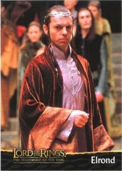2001 Topps Lord of the Rings: The Fellowship of the Ring - Preview (UK exclusive) #L11 Elrond Front