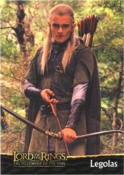 2001 Topps Lord of the Rings: The Fellowship of the Ring - Preview (UK exclusive) #L12 Legolas Front