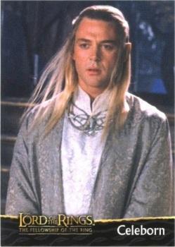 2001 Topps Lord of the Rings: The Fellowship of the Ring - Preview (UK exclusive) #L15 Celeborn Front