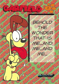 1995 Krome Garfield #1 Behold the Wonder Back