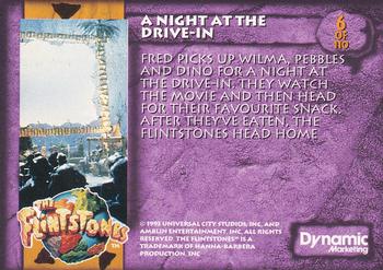 1993 Dynamic Marketing The Flintstones #6 A Night at the Drive-In Back