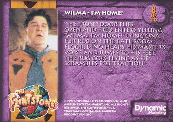 1993 Dynamic Marketing The Flintstones #8 Wilma – I’m Home! Back
