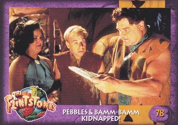 1993 Dynamic Marketing The Flintstones #78 Pebbles & Bamm-Bamm Kidnapped! Front