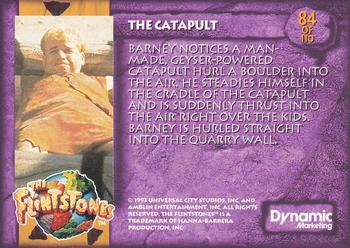 1993 Dynamic Marketing The Flintstones #84 The Catapult Back