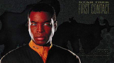 1996 SkyBox Star Trek: First Contact - Characters #C3 Geordi La Forge Front