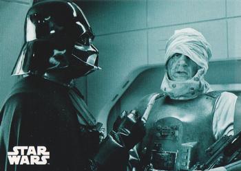 2019 Topps Star Wars Black & White: The Empire Strikes Back - Blue Hue Shift #66 Darth Vader and Dengar Front