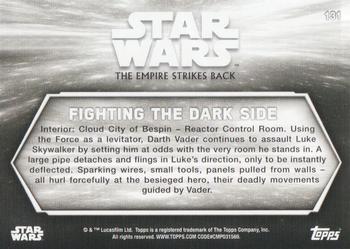 2019 Topps Star Wars Black & White: The Empire Strikes Back - Blue Hue Shift #131 Fighting the Dark Side Back