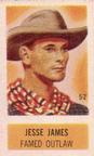 1949 Topps X-Ray Roundup (R714-25) #52 Jesse James Front