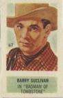 1949 Topps X-Ray Roundup (R714-25) #67 Barry Sullivan Front