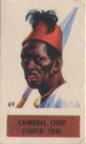 1949 Topps X-Ray Roundup (R714-25) #69 Cannibal Chief Front