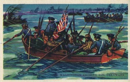 1942 Gordon's Bread Frontiers of Freedom (D39-4) #NNO Washington Crosses The Delaware Front