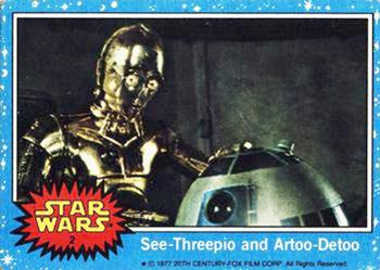 1977 Allen's and Regina Star Wars #2 See-Threepio and Artoo-Detoo Front