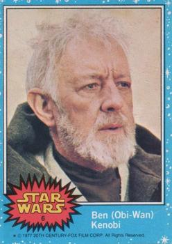 1977 Allen's and Regina Star Wars #6 Ben (Obi-Wan) Kenobi Front
