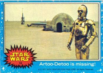 1977 Allen's and Regina Star Wars #18 Artoo-Detoo is missing! Front