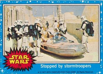 1977 Allen's and Regina Star Wars #29 Stopped by stormtroopers Front