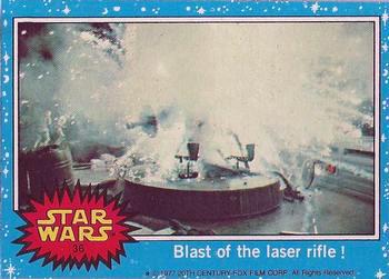 1977 Allen's and Regina Star Wars #36 Blast of the laser rifle! Front