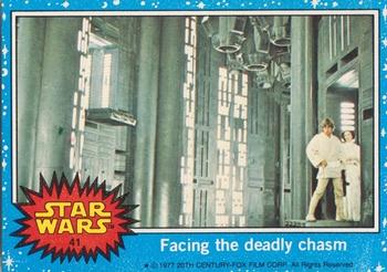 1977 Allen's and Regina Star Wars #41 Facing the deadly chasm Front