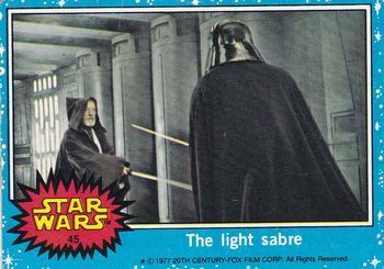 1977 Allen's and Regina Star Wars #45 The light sabre Front