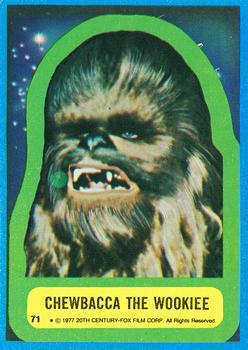 1977 Allen's and Regina Star Wars #71 Chewbacca The Wookiee Front