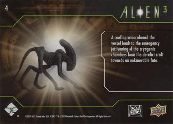 2021 Upper Deck Alien 3 #4 Cryogenic Chambers Back