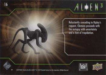 2021 Upper Deck Alien 3 #16 Trepidation Back