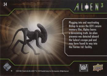 2021 Upper Deck Alien 3 #34 Devastating Truth Back