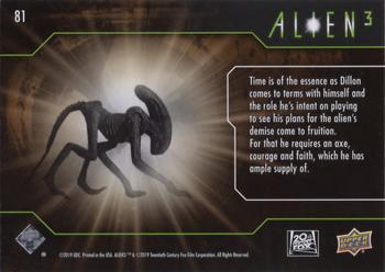 2021 Upper Deck Alien 3 #81 Time is of the Essence Back