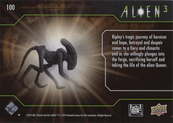 2021 Upper Deck Alien 3 #100 Plunges into the Forge Back