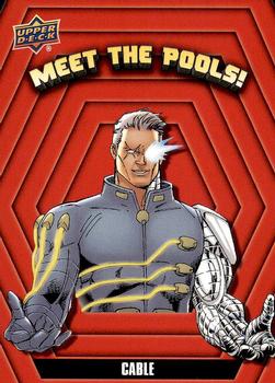2019 Upper Deck Marvel Deadpool - Meet the Pools! #MTP1 Cable Front