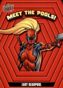 2019 Upper Deck Marvel Deadpool - Meet the Pools! #MTP10 Lady Deadpool Front