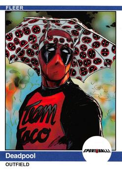 2019 Upper Deck Marvel Deadpool - Sport Ball! #SB12 Deadpool Front