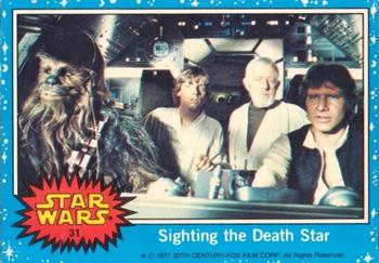 1977 Topps Star Wars (UK) #31 Sighting The Death Star Front