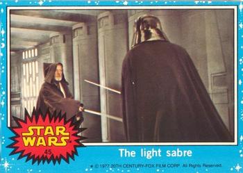 1977 Topps Star Wars (UK) #45 The Light Sabre Front