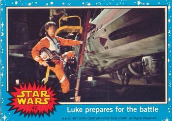 1977 Topps Star Wars (UK) #47 Luke Prepares For The Battle Front