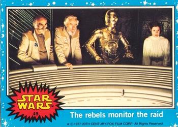 1977 Topps Star Wars (UK) #49 The Rebels Monitor The Raid Front