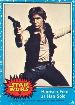 1977 Topps Star Wars (UK) #58 Harrison Ford As Han Solo Front