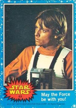1977 Topps Star Wars (UK) #63 May The Force Be With You! Front