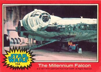 1977 Topps Star Wars (UK) #15A The Millennium Falcon Front