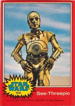 1977 Topps Star Wars (UK) #55A See-Threepio Front