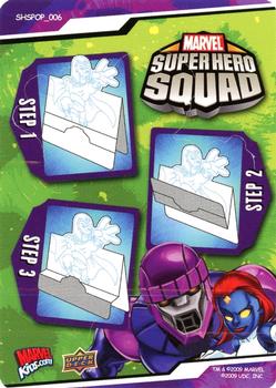 2009 Upper Deck Super Hero Squad - Pop-Ups #SHSPOP_006 Doc Ock Back