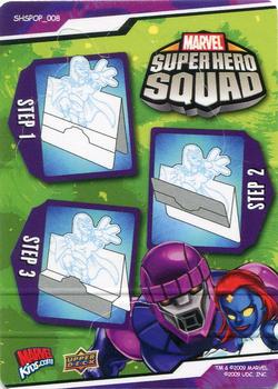 2009 Upper Deck Super Hero Squad - Pop-Ups #SHSPOP_008 Loki Back