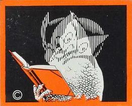 1934 Novelty Gum Action Pictures (R103) #6 A Wise Old Owl Front